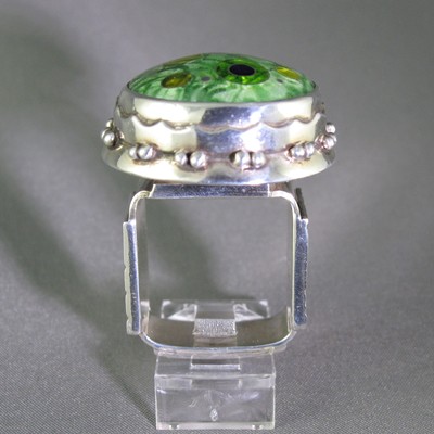 Baileys Fine Jewelry on Front View Of Champleve Under Cloisonne Enamel Ring